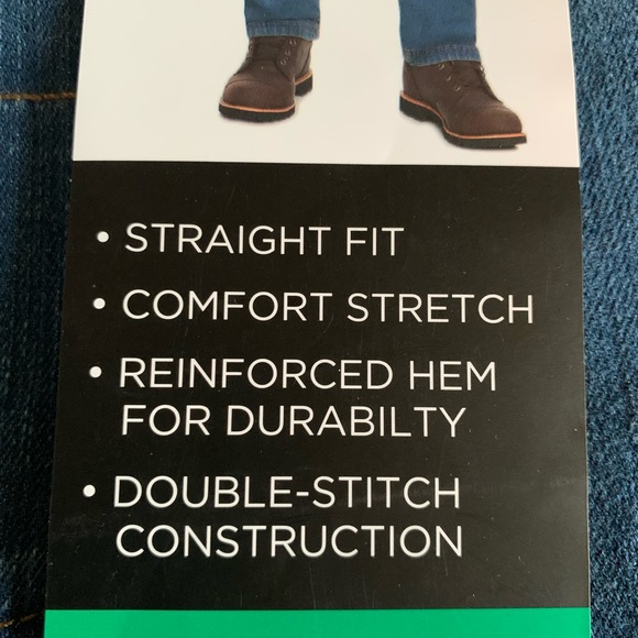 New Kirkland Signature Men's Straight Fit Jeans,Blue, 32x34, 38x29 - Picture 2 of 4